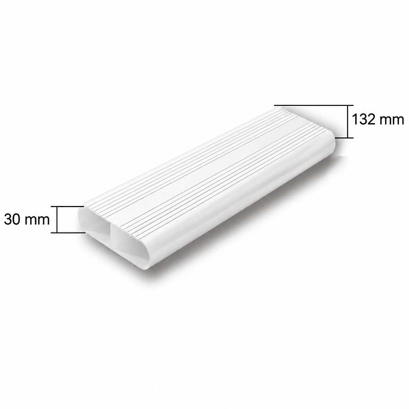 Плоский воздуховод 132x30mm