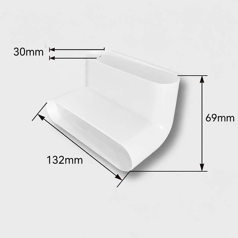 Наружный настенный угол 90° 132x30mm