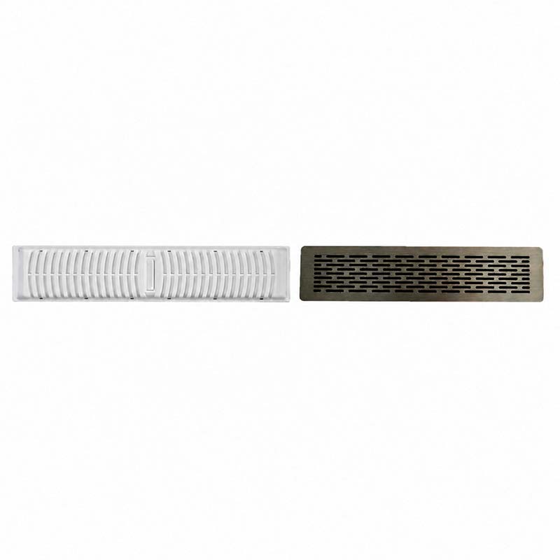 Шлифованная решетчатая панель 400x90mm