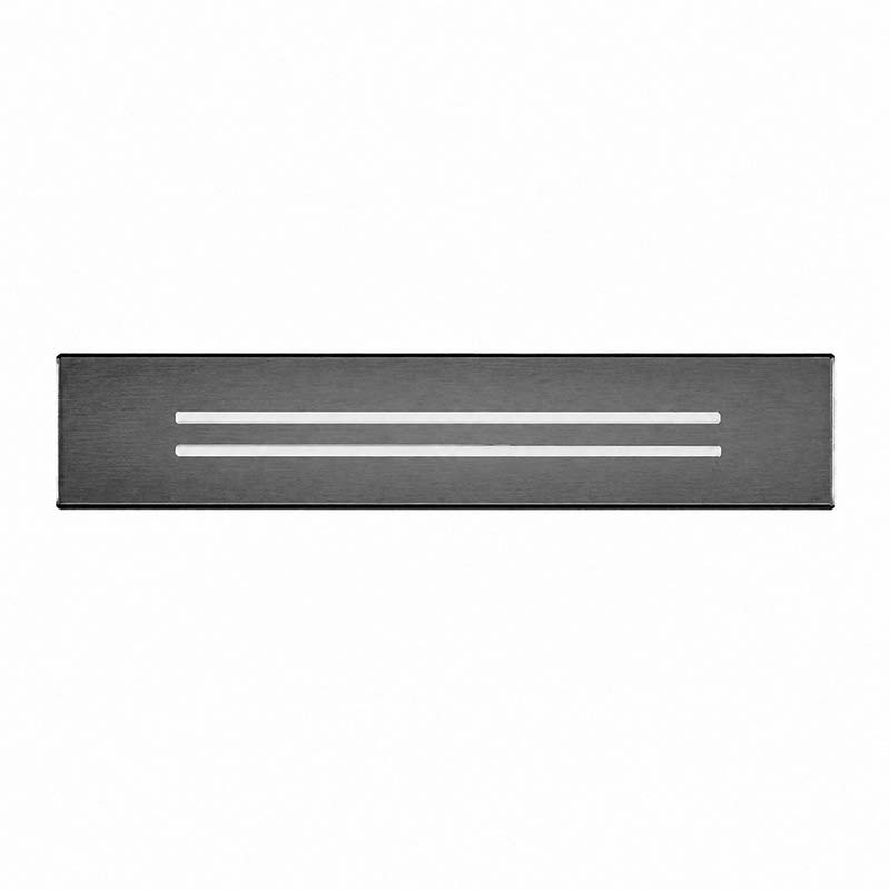 Двухполосная панель из нержавеющей стали 400x90mm