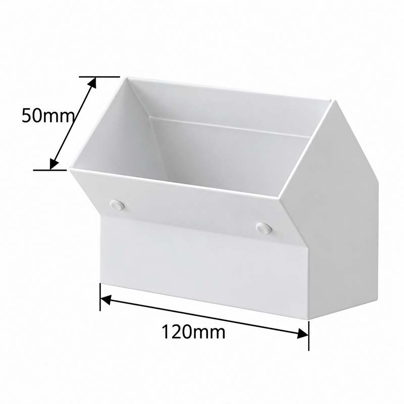 Прямоугольный настенный отвод 45° для потолочной подачи воздуха 120x50mm