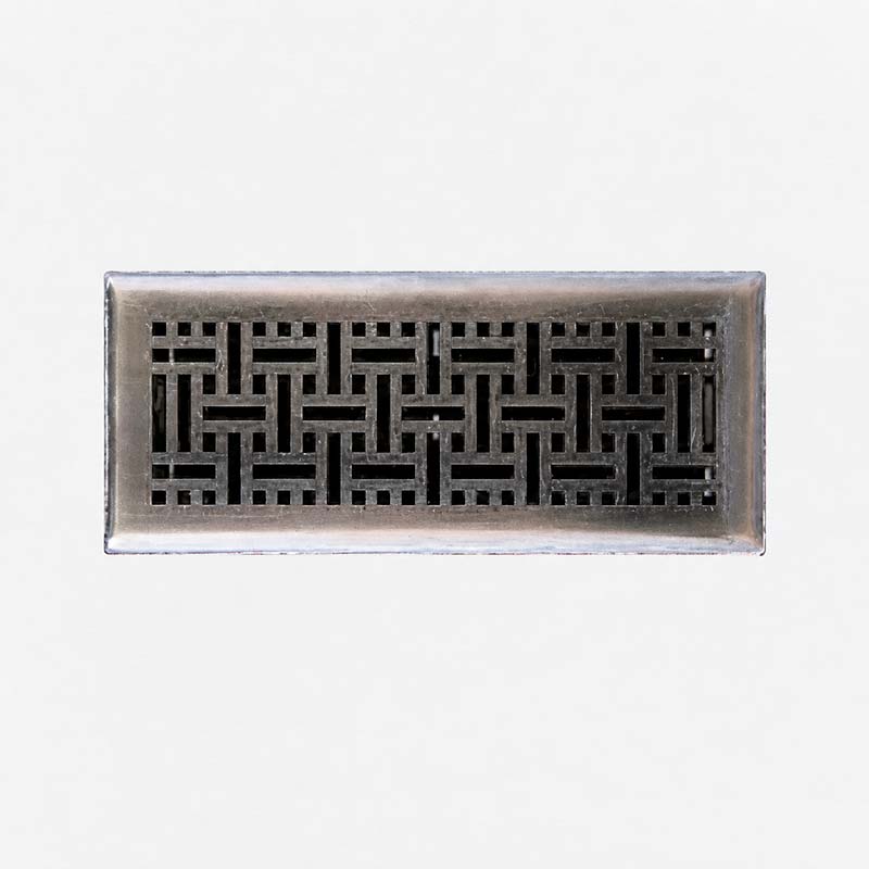 Плетеная панель из полустали с нижним коробом 34x13.5cm