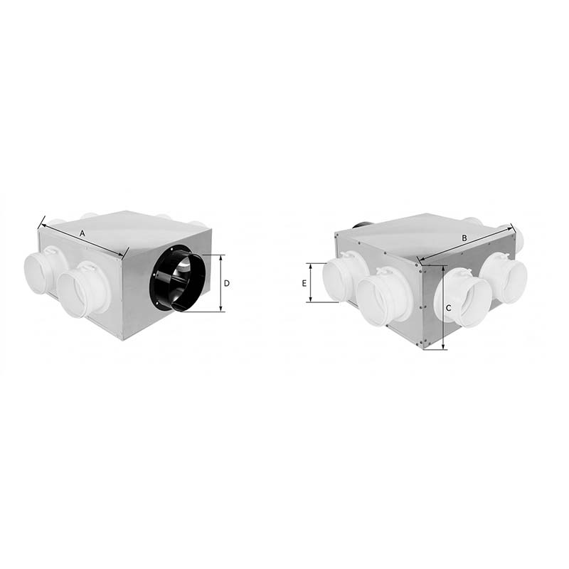 Распределительный короб для HDPE труб Ф150-110*6