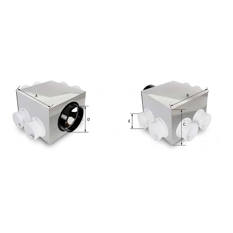 Распределительный короб для HDPE труб Ф250-110*6